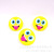 3032 New Flash Badge Facial Expression Bag Flash Soft Rubber Brooch Facial Expression Smiley Series Luminous Soft Rubber Brooch