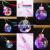 ZD Factory Direct Sales Night Market Popular Luminous Portable Lantern Bounce Ball LED Luminous Transparent Lantern