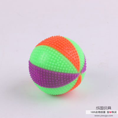 Basketball modeling celebrities TPR toy called football luminous maomao ball massage ball inflatable pat ball