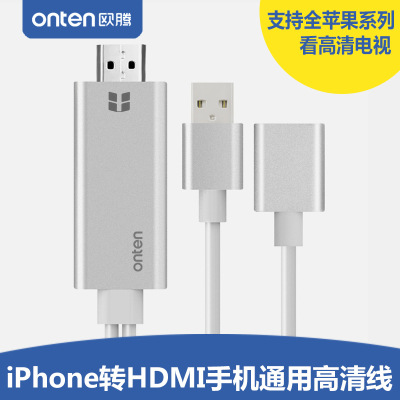 Oten apple android to hdmi motherhead phone to TV hd converter cable all mobile phones