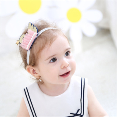 Korean version of the new children 's hair band swan hair band baby head with baby photo props girl hair ornaments wholesale