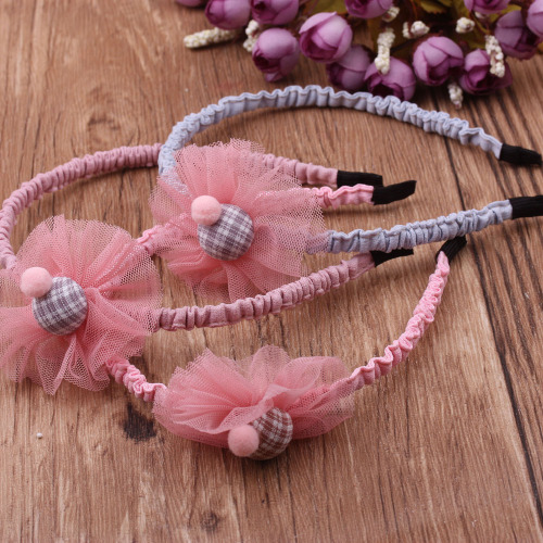 6 yuan store supply children‘s mesh headband cute girl‘s headband hair accessories children‘s headband headdress