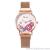 New fashion hot selling small flower magnetic strap ladies watch milan strap watch