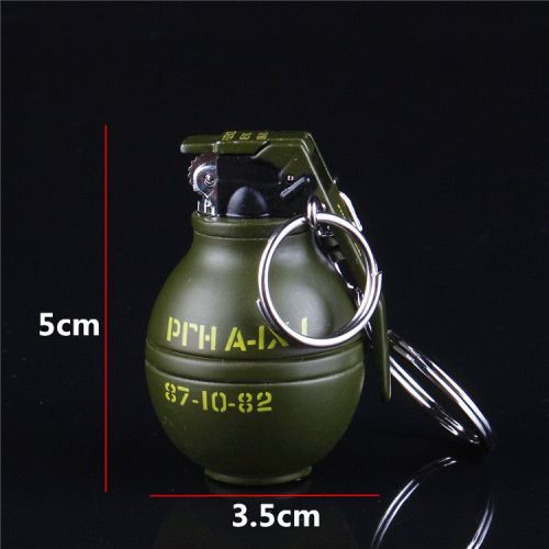 lighter small grenade pendant new exotic metal grenade model inflatable windproof