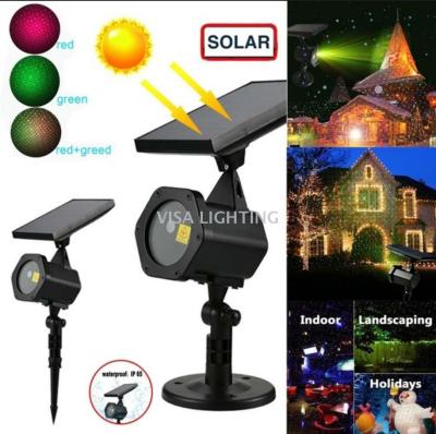 LED solar laser lawn lamp outdoor decoration laser laser ray lamp all over the sky courtyard square viewing lights