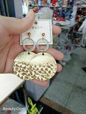Aluminum Magnesium Trendy Jewelry Earrings European and American/Korean All-Match Exaggerated Japanese Earrings Exquisite Fashion Jewelry