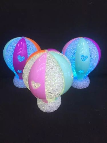 yongyi hot air balloon gift eva particle crystal decoration eva particle light led colorful small night lamp factory direct sales