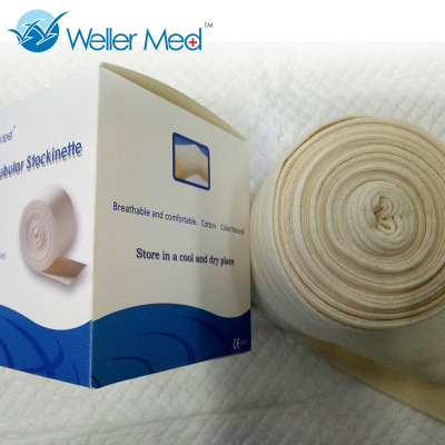 Medical polymer elastic bandages 100% cotton tubular bandages cotton sleeve bandages