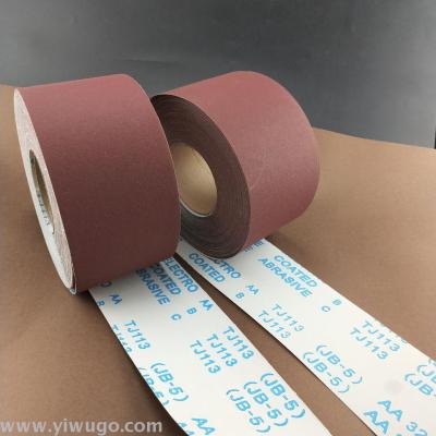 Wear-Resistant Aluminum Oxide JB-5 Abrasive Cloth Roll, Abrasive Roll, Hand Tear Cloth Roll Sandpaper Abrasive Cloth