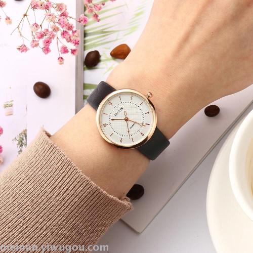 european and american style ms. simple digital casual women‘s belt fashion watch