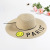 Spring and Summer All-Match Sunshade Raffia Girl's Cap Folding Sun Hat Sun Protection Hat Tourist Hat Bucket Hat Yiwu Factory