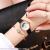 New personality crystal face small lady belt fashion student watches