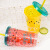 Watermelon Summer Ice Glass Plastic Cup Couple Internet Celebrity Ins Cup with Straw Ice Cup in Stock