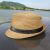 Travel Sun Protection Lafite Straw Jazz British Bowler Hat Men and Women Couple Beach Sun-Proof Top Hat Encryption Sun Hat