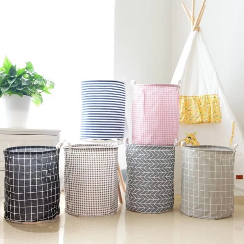 dirty clothes storage basket folding laundry basket laundry basket cotton and linen dirty clothes basket toy storage bucket large