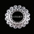Pure Copper Silver Color Retention Electroplating Hollow Lace Ornament Antique Accessories Flower Disk