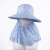 Spring and Summer Floral Tea Picking Hat New Sun Protection Sunshade Girl's Cap Fisherman Travel Raffia Sun Hat Factory