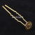 Antique Style Porous Copper Sheet Hairpin, Hairpin, Copper Ornament Accessories Hairpin Ornament Accessories Hair Comb