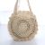 New Korean Style Fashion Paper String Crochet Big Flower Straw Bag Beach Bag Woven Bag Hollow Artistic Small