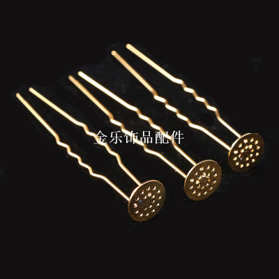 Antique Style Porous Copper Sheet Hairpin, Hairpin, Copper Ornament Accessories Hairpin Ornament Accessories Hair Comb