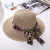 New Raffia Knitted Straw Hat Spring/Summer Female CAP Beach Hat Sun-Proof Sun Hat Outdoor Tourist Hat