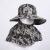 Spring and Summer Huian Hat Cover Face Tea Picking Hat Outdoor UV-Proof Camouflage Bucket Hat Detachable Shawl Hat Factory Batch