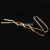 Antique Hair Comb, Copper Ornament Accessories, Folding Head Hairpin, Copper Wire Hairpin, Pure Copper Ornament Accessories