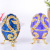 Factory Direct Sales Russia Rejuvenating Device Enamel Egg Jewelry Box Metallic Jewelry Box Diamond Jewelry Box