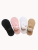 5 pairs of four seasons ladies 100% cotton shallow mouth invisible boat socks low belt silicone socks