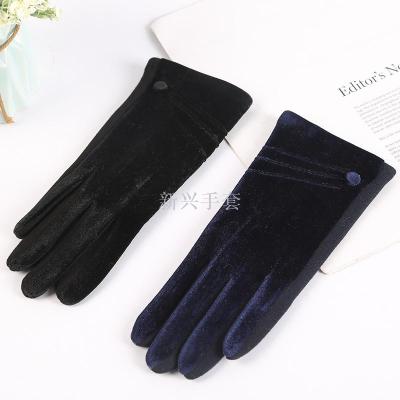 New winter ladies practical thermal gloves adult cycling gloves hot style windproof gloves wholesale