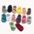 5 pairs of four seasons ladies 100% cotton shallow mouth invisible boat socks low belt silicone socks
