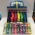 4 fluorescent pens, 6 PVC transparent boxes and display boxes, a variety of packaging markers, eye-catching pens