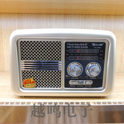 Solar panel radio, with LED, TF card USB card speaker, bluetooth speaker, can be customized