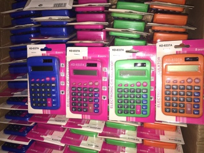The 8337A calculator can be customized in different colors
