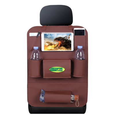 Vehicle-mounted leather car seat storage and hanging bag leather car storage and hanging bag car storage and hanging bag