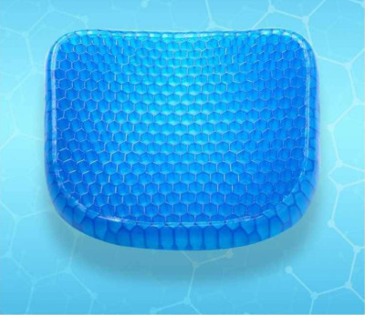 Automobile gel seat cushion summer cool ice cushion honeycomb egg seat cushion office seat cushion automotive supplies send cloth cover