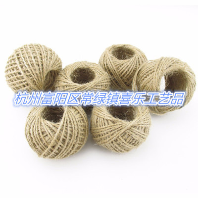 Factory Direct Sales 3-Strand 50 M Primary Color Hemp Rope