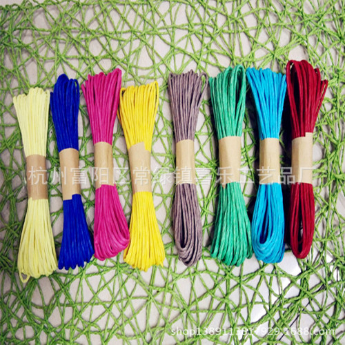 single-strand paper rope 3mm， woven material， diy handmade material 10 meters long