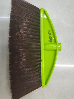 Manufacturers direct wooden handle plastic broom plastic broom broom head mixing colors