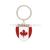 Creative hot style Canadian tourist craft gifts souvenir metal maple leaf key chain pendant manufacturers customized