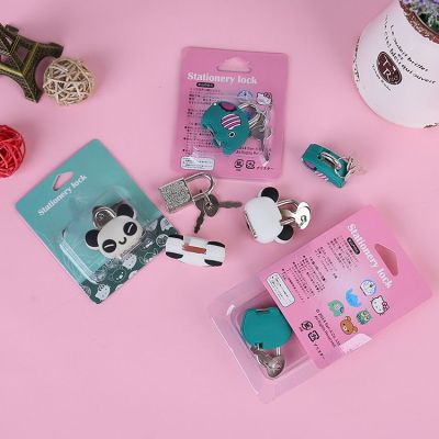 Silicone Cartoon Mini Lock Creative Fashion Super Cute Padlock Password Small Lock