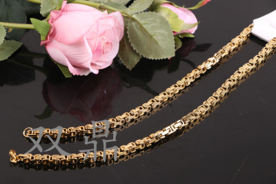 Stainless steel chain independent package gold chain Stainless steel necklace