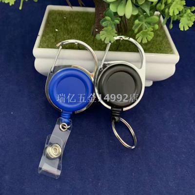 Factory Direct Sales Plastic Egg Shape Easy Pull Buckle + Snap Hook Retractable Buckle Pull Buckle Buckle Good Quality