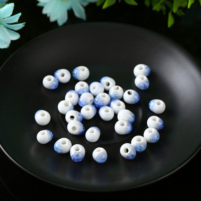 6*8*10* ice crack ceramic beads diy jewelry necklace bracelet accessories manufacturers wholesale loose bead accessories