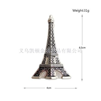 Creative three-dimensional Eiffel Tower clip refrigerator paste France tourism commemorative gifts crafts custom