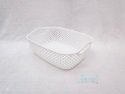 Stylish plastic hollow storage basket