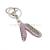 Cross-border hot selling elegant diamond-encrusted ballet shoes small gift pendant mini shoes water drop oil key ring