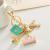New European and American alloy pendant fashionable travel bag key chain aircraft tower car luggage pendant gift