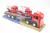 Early Education Educational Inertia Trailer Engineering Vehicle Children's Simulation Mini Aerial Ladder Truck Fire Truck Toy