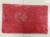 Manufacturers direct 50*80cm red long hair chenille floor mat bedside mat table mat door mat